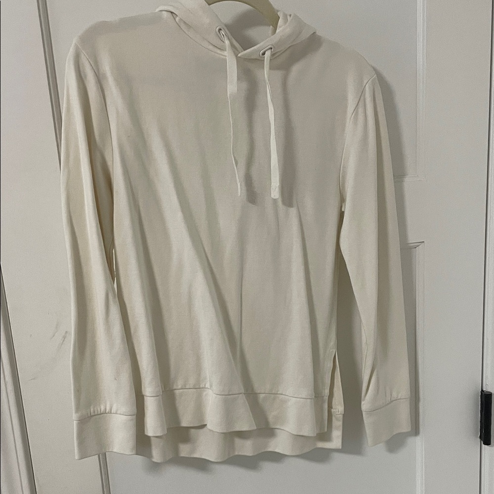 Cream Hooded Sweatshirt